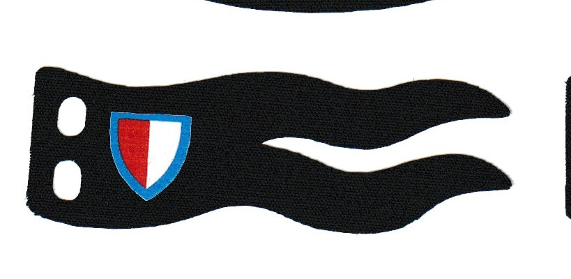 Red-White Shield Knights Small Flag