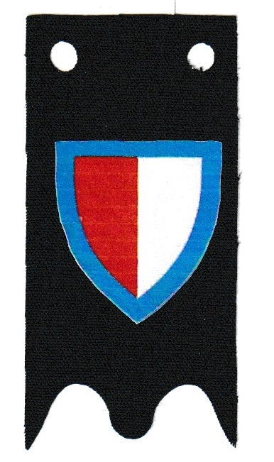 Classic Red-White Shield Knights Banner