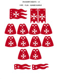 Crusader Knights Cape/Flag/Banner Bundle