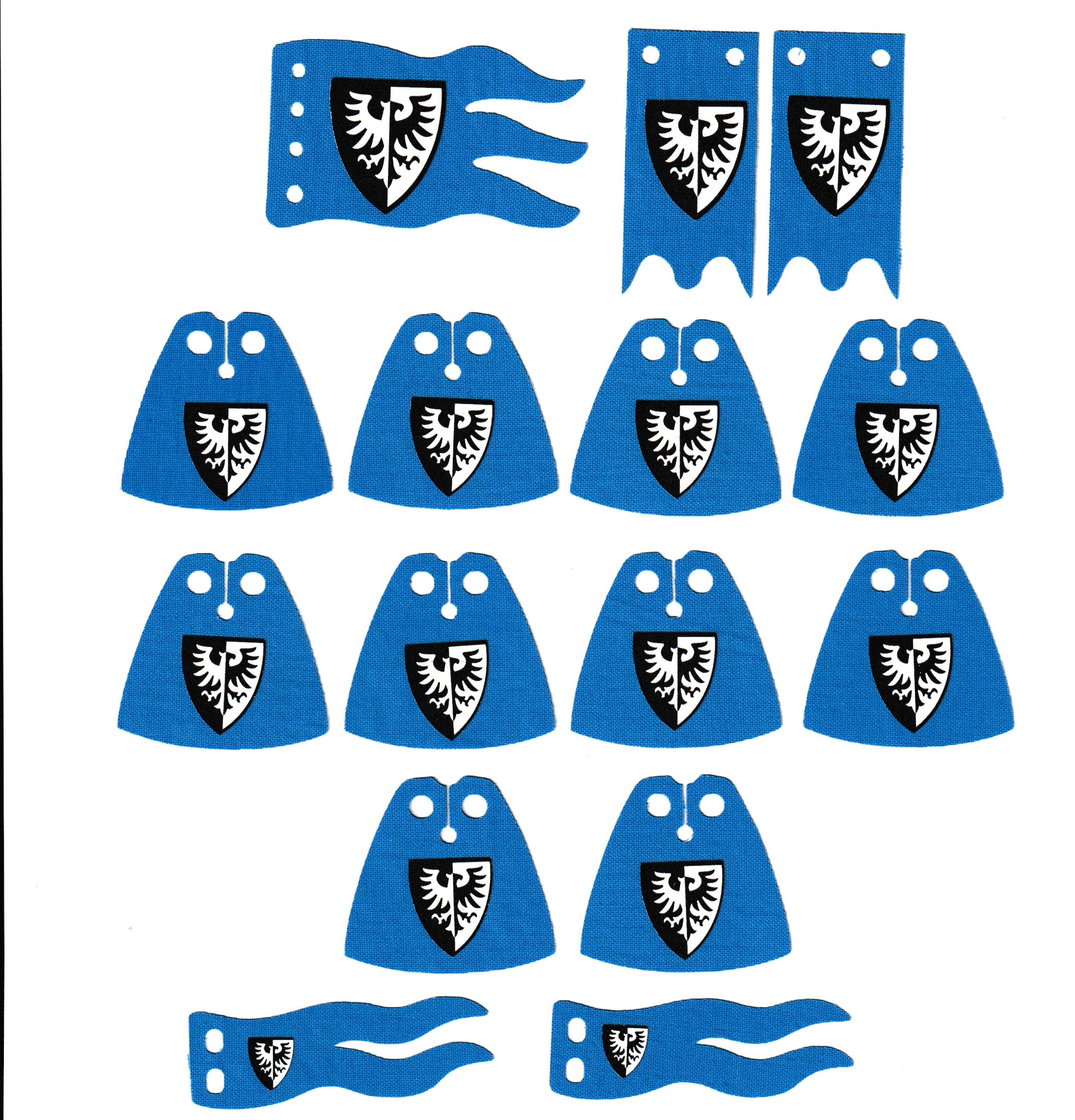 Black Falcon BB MOC Cape/Flag/Banner Bundle