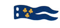 Three Trefoils Small Flag