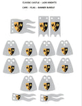 Classic Lion Knights Cape/Flag/Banner Bundle