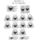 Fright Knight BB MOC Cape/Flag/Banner Bundle