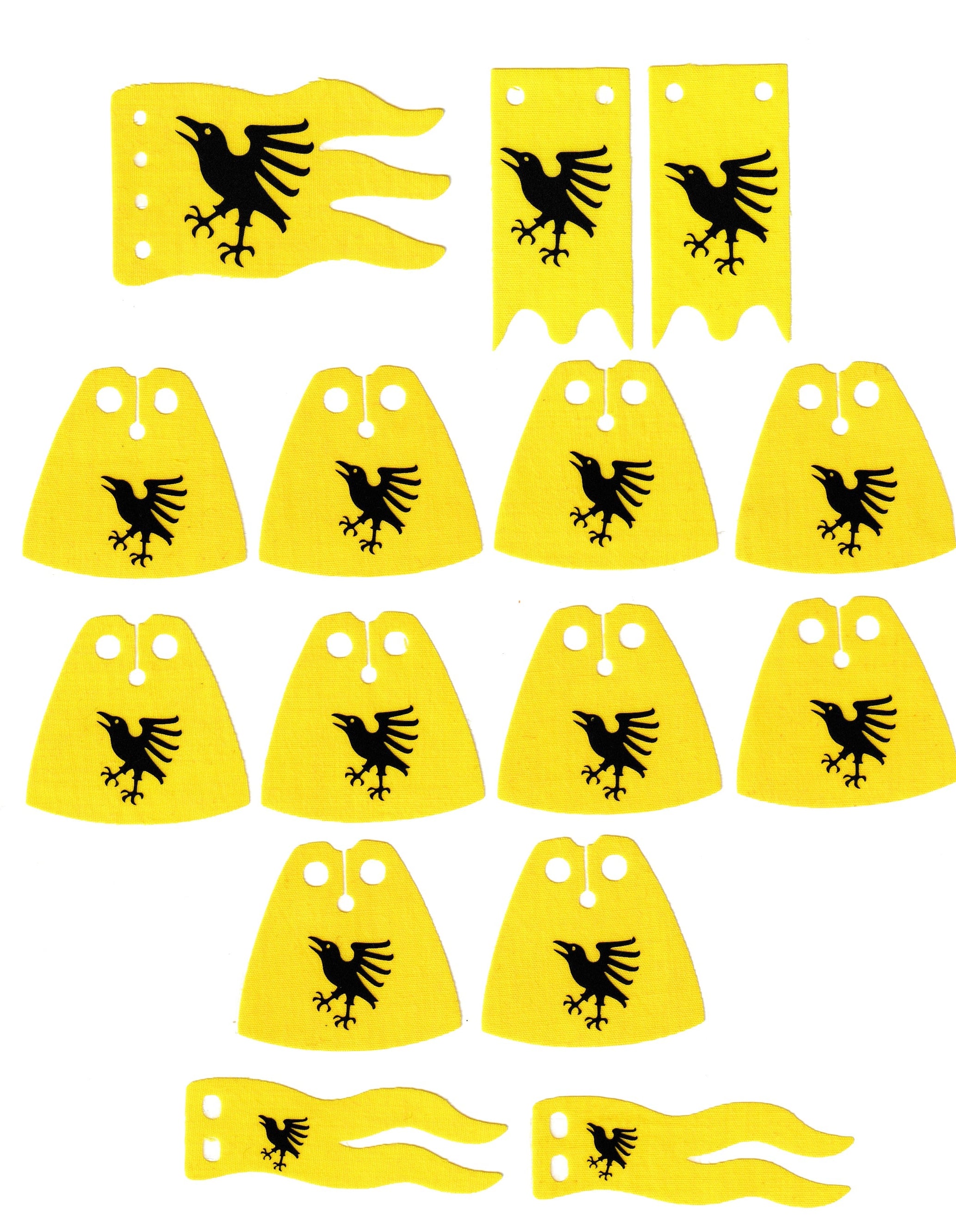 Raven BB MOC Capes/Flags/Banners Bundle