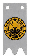Battlestar Galactica Gold Patch Light Gray Banner